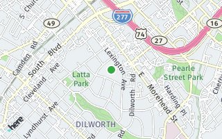 Map of 1121 Myrtle Avenue #28, Charlotte, NC 28203, USA