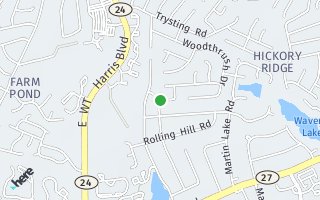 Map of 6013 Hollyberry Dr., Charlotte, NC 28227, USA