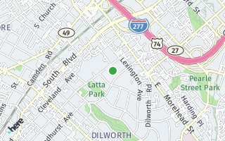 Map of 712 Templeton Avenue, Charlotte, NC 28203, USA