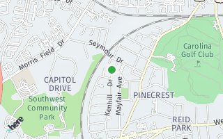 Map of 2634  Kenhill Dr., Charlotte, NC 28208, USA