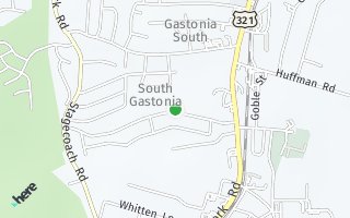 Map of 408 Queens Road, Gastonia, NC 28052, USA