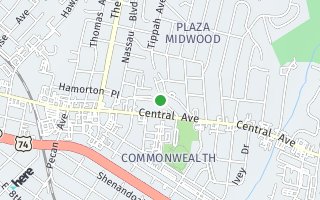 Map of 2028 Hamorton Place, Charlotte, NC 28205, USA