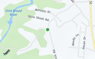 Map of 2514 Shoal Creek Church Road, Shelby, NC 28152, USA