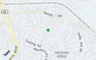 Map of 6411 Rockshire Drive, Charlotte, NC 28227, USA