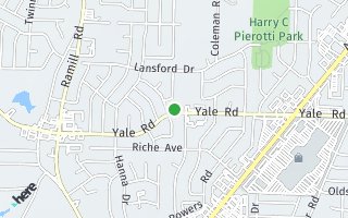 Map of 4360 Yale Rd, Memphis, TN 38128, USA