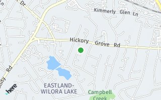Map of 6406 Castlewynd Court, Charlotte, NC 28212, USA