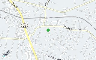 Map of 6707 Hickory Trace Drive, Charlotte, NC 28227, USA