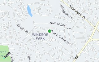 Map of 3912 Woodgreen Terrace, Charlotte, NC 28205, USA