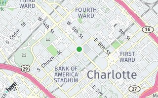 Map of 123 Carolina Realty Advisors, Charlotte, NC 28202, USA