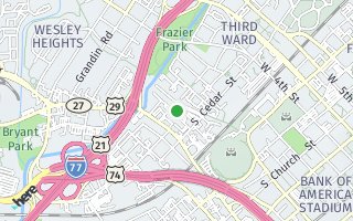 Map of 954 W. Hill St #S207, Charlotte, NC 28208, USA