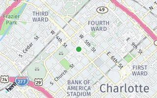 Map of 333  W Trade Street Unit #2000, Charlotte, NC 28202, USA