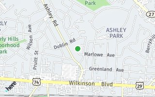 Map of 3036 Marlowe Avenue, Charlotte, NC 28208, USA