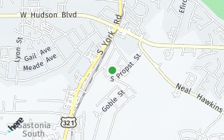 Map of 2509 Gardner Street, Gastonia, NC 28056, USA