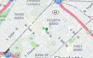 Map of 300 W 5th Street 547, Charlotte, NC 28203, USA