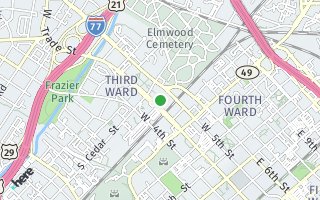 Map of 710 W Trade Street 301, Charlotte, NC 28202, USA
