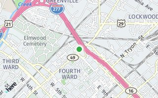 Map of 715  Graham Street 309, Charlotte, NC 28202, USA