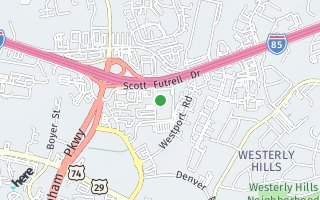 Map of 115 E Park Ave  Unit 404, Charlotte, NC 28203, USA