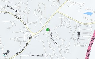 Map of 5629 Timbertop Lane, Charlotte, NC 28215, USA