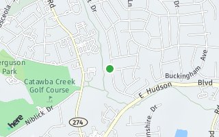 Map of 1623 Fern Forest Drive, Gastonia, NC 28054, USA