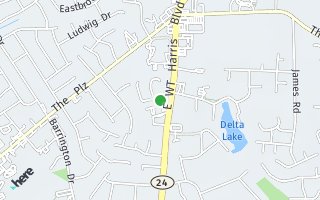 Map of 6912 Delta Lake Drive, Charlotte, NC 28215, USA