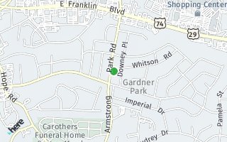 Map of 600 Armstrong Park Road, Gastonia, SC 28054, USA