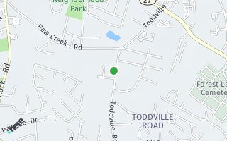 Map of 2024 Toddville Road, Charlotte, NC 28214, USA