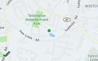 Map of 1825 Teddington Drive, Charlotte, NC 28214, USA