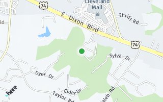 Map of 1032 Manchester Drive, Shelby, NC 28152, USA