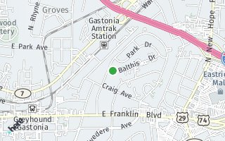 Map of 1104 Balthis Drive, Gastonia, NC 28054, USA