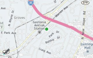 Map of 1236 Industrial Ave., Gastonia, NC 28054, USA