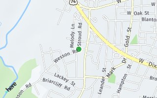 Map of 1300 Wesson Road, Shelby, NC 28152, USA