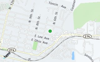 Map of E Texas Ave., Bessemer City, NC 28144, USA