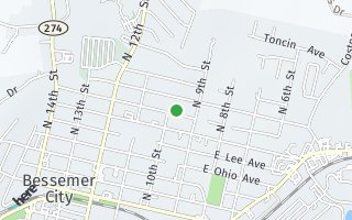 Map of 303 Texas Avenue, Bessemer City, NC 28016, USA