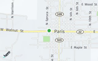 Map of Rt8 PARIS, Paris, AR 72855, USA