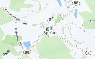 Map of 8 Destiny Ln, Mills Spring, NC 28756, USA