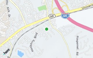 Map of 10170 Forest Landing Drive, Charlotte, NC 28213, USA