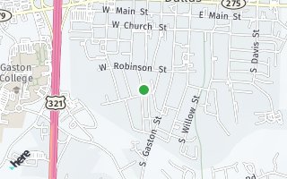 Map of 420 Maple Street, Dallas, NC 28034, USA