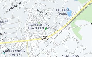 Map of 3821 Carl Parmer Drive, Harrisburg, NC 28075, USA