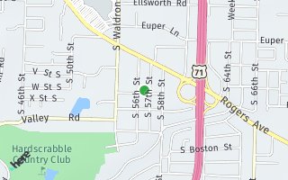 Map of Any location in  Arkansas / Oklahoma Ofc. 2414 S 57th St., Fort Smith, AR, USA