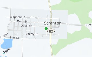 Map of Scranton, Scranton, AR 72865, USA