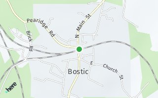 Map of 215 Brighton Drive, Bostic, NC 28018, USA