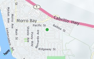 Map of 627 Bay Ave, Morro Bay, CA 93442, USA