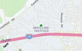 Map of 11718 Long Forest Drive, Charlotte, NC 28269, USA