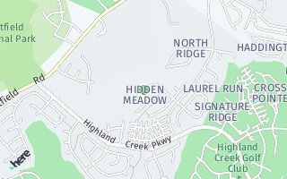 Map of 8815 Laurel Run, Charlotte, NC 28269, USA