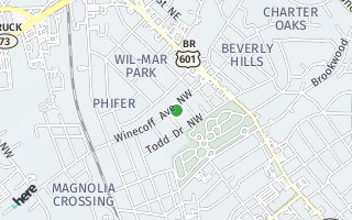 Map of 77 Winecoff Avenue NW, Concord, NC 28025, USA