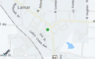 Map of Rt1, Lamar, AR 72846, USA