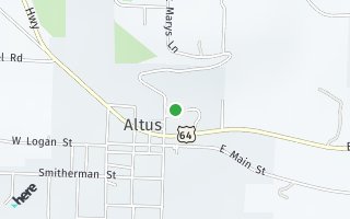 Map of Rural Route, Altus, AR 72821, USA