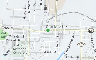 Map of CR 3335 - 38 AC LAND ONLY, Clarksville, AR 72830, USA