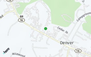 Map of 6645 Denver Industrial Park Rd., Denver, NC 28037, USA