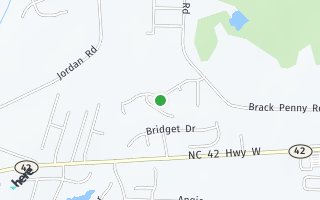 Map of 1116 Forest Glen Dr., Raleigh, NC 27603, USA